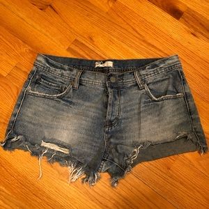 Free People Cutoff Denim Shorts